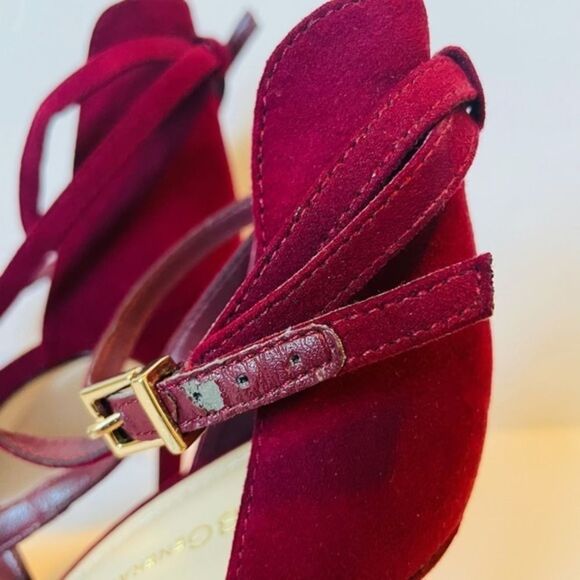 BCBGeneration Strappy Suede Heels -‎ Sz 8 - Picture 7 of 8